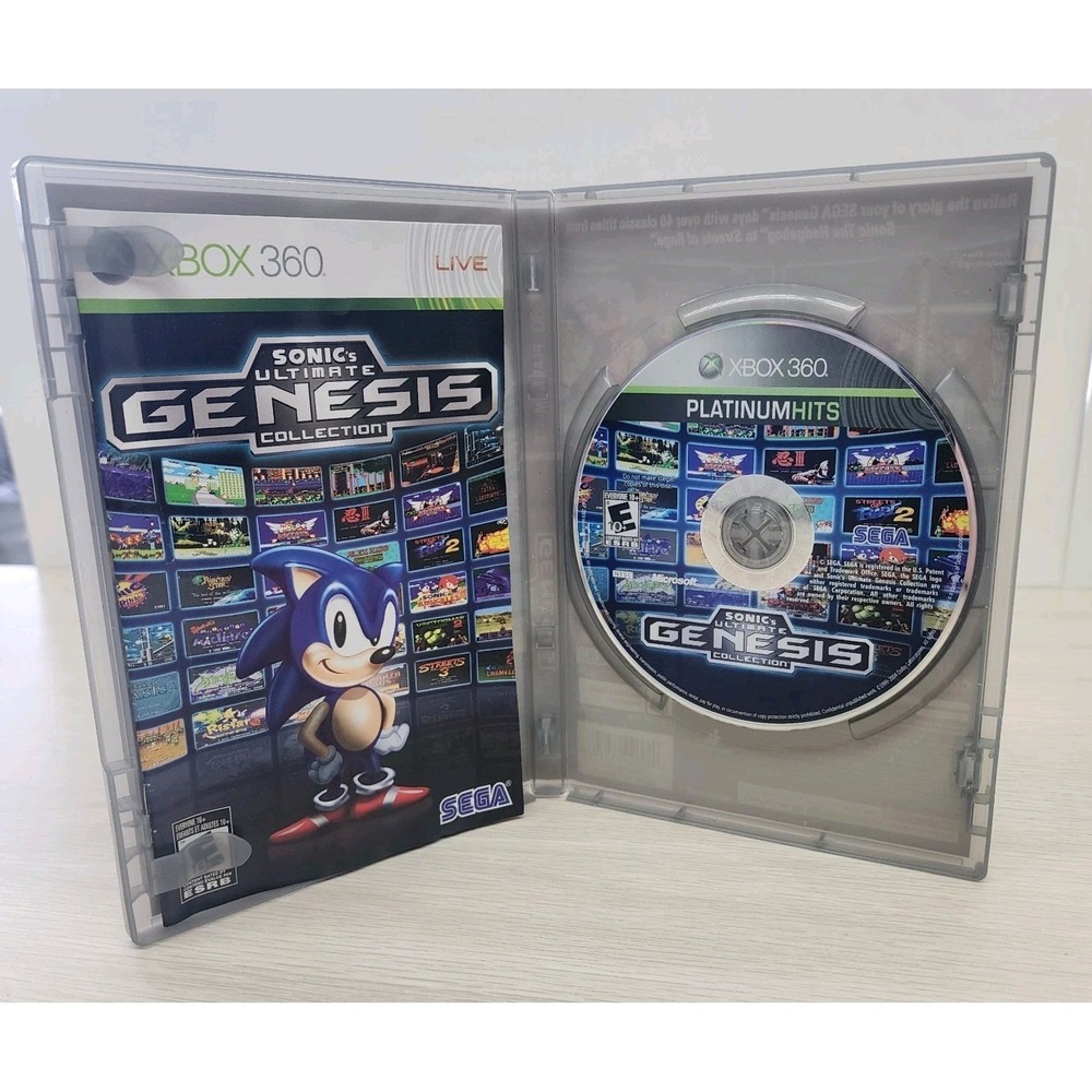 Xbox 360 Sonic's Ultimate Genesis Collection Platinum Hits The Hedgehog Classics